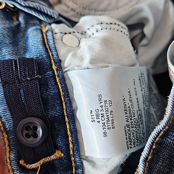 Boys Levi's Jeans sz 4. Performance 511 slim. - Picture 5 of 5